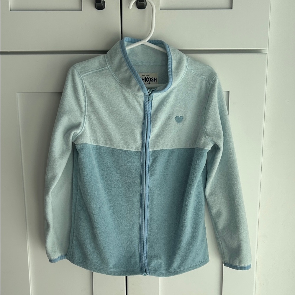 OshKosh B'gosh Light Blue Fleece Jacket 6X